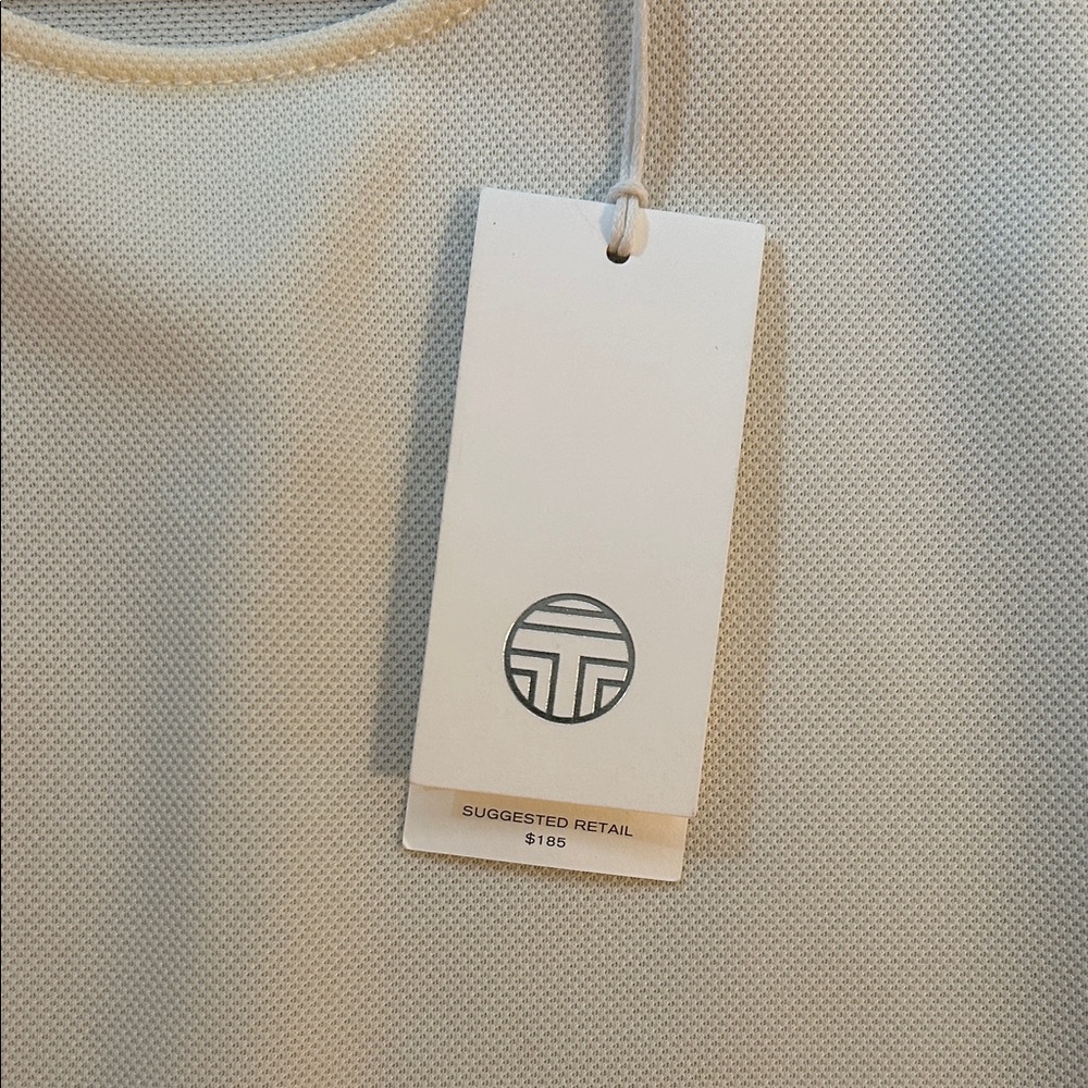 Tory Burch / Tory Sport Cream and Navy Blue Tennis Dress - Picture 3 of 4